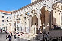 Peristyle of the palace.