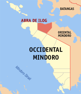 Mapa a pakabirukan ti Abra de Ilog