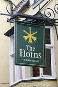 The sign of The Horns - geograph.org.uk - 5215146.jpg