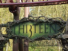 Logo de Thirteen (Th13rteen) à Alton Towers