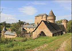 Château des Bourines à Bertholène