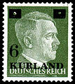 German stamp used in the Courland Pocket, 1945