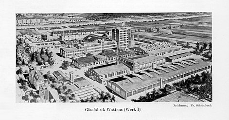 Завод оптического стекла в Ваттенсе (головное предприятие)