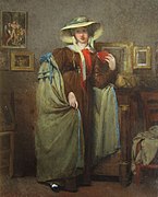 Constance Mayer - Autoportrait dans un intérieur décoré de toiles de Pierre-Paul Prud'hon.jpg