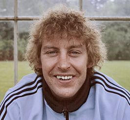 Piet Schrijvers bij de selectie van het Nederlands elftal voor het WK 1978