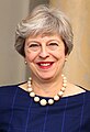 Theresa May, née le 1er octobre 1956 (67 ans), Première ministre de 2016 à 2019.