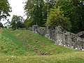 ORL 40 Osterburken Annexkastell Südmauer, Blick nach SW