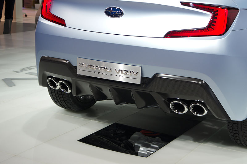 File:Geneva MotorShow 2013 - Subaru Viziv Concept exhaust pipes.jpg