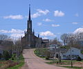 L'église Saint-Thomas de Memramcook (1840-1855).