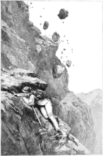 Thumbnail for File:The Ascent of the Matterhorn - A Cannonade on the Matterhorn (1862).png