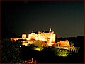 Vue du château de nuit