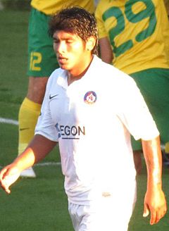 Aldo Baéz v dresu FK AS Trenčín