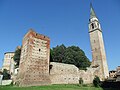 Castello scaligero e campanile.