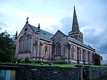 Victorian Gothic church, exterior view