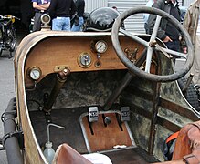 NSU 5/12 hp racing car, built in 1913 and 1914, cockpit