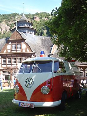 Former Firefighter Vehicle seen in Germany( Oldtimer Meeting Bad Münster a. St. Ebernburg )