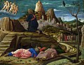 Agony in the Garden karya Andrea Mantegna sekitar tahun 1460, menggambarkan Yesus di taman Getsemani.