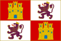 Bandera de la Corona de Castilla de España. (1230-1715)