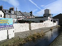 Brothock Burn, traditional home of the fishers. There are still smokehouses in back gardens to produce the Arbroath smokie