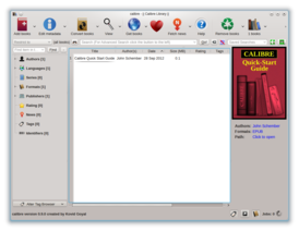Скриншот программы Calibre