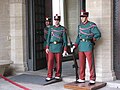 Nationalgarde vor dem Palazzo Pubblico