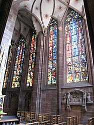 Chapelle Ste-Catherine: Vitraux et Dormition