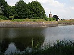 Ravelijn Nieuw Molen-Oud Molen, rechts courtine Nieuw Molen-Oud Molen