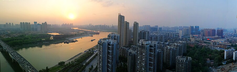 Overlook of East Qiaokou From Zongguan