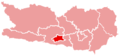 Position of Villach within Carinthia