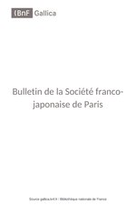 Thumbnail for File:Bulletin de la Société franco-japonaise de Paris, numéro 25, 1912.pdf