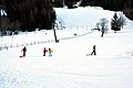 English: Winter sports Deutsch: Wintersportgebiet