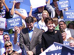 GMU Mason Votes Palin and Husband at Rally in Fairfax (2847033446).jpg