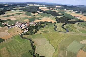 Girnitz, Fluss Schwarzach (2018)