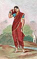 Image 27Hindu lady wearing sari, one of the most ancient and popular pieces of clothing in the Indian subcontinent. (from Fashion)