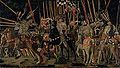 Triptyque 3. Paolo di Dono, dit Uccello. La bataille de San Romano, la contre-attaque de Micheletto da Cotignola. Paolo Uccello 1455. Analyse : Bataille de San Romano.