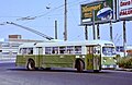 Philadelphia: 1947 ACF-Brill trolleybus on route 79 in 1978