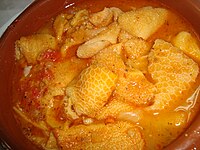 Spanish callos from Valencia, made with lamb tripe