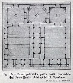 Planul magazinului lui Hagi Petre Buzilă.