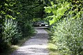 Une allée du parc de l'abbaye.