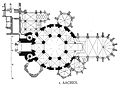 Ахен. План копія-каплиці з Равенни в Німеччині, з пізніми готичними добудовами