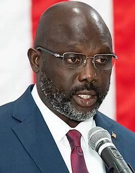 George Weah in 2019