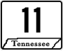 State Route 11 marker