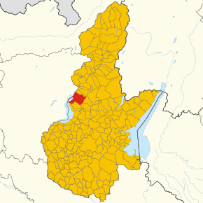 Poziția localității Pisogne