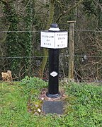 Mile Marker on the Trent and Mersey Canal at Marston - geograph.org.uk - 4905024.jpg