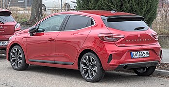 Mitsubishi Colt (2023) - left rear view