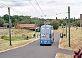 Ex-Walsall trolleybus at the Black Country Living Museum. As this is a large museum covering an extensive area the trolleybuses (and tram) provide a useful service linking various sections of the complex with the main entrance. As such this is the only operating double-deck trolleybus route anywhere globally.