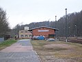 Bahnhof Markersdorf-Taura, Güterabfertigung (2016)