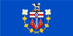 Standard of the Commissioner of Yukon / Étendard du commissaire du Yukon