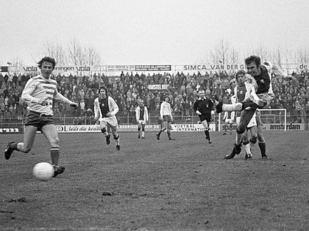 Ajax - Groningen 9-0, 6 januari 1974