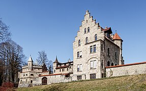 Schloss Lichtenstein (Württemberg) - Eugenien-Bastion - Ritterbau - Fürstenbau - 01.jpg